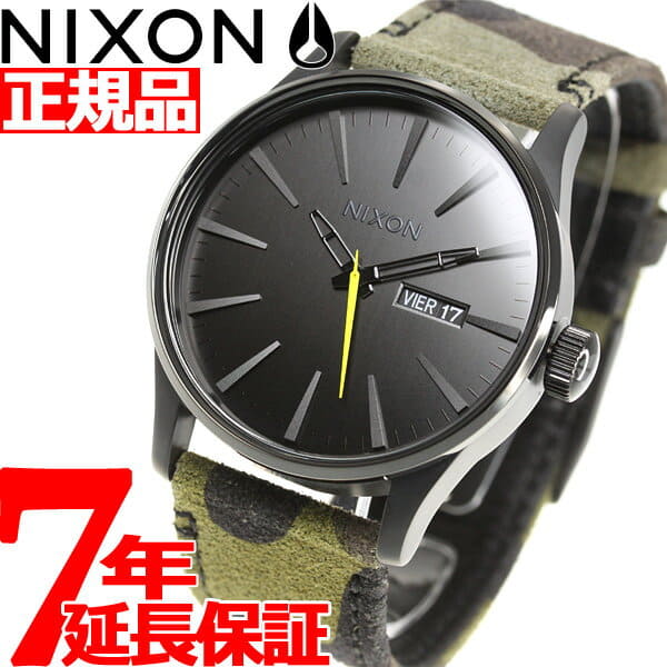 Nixon sentry leather hot sale black