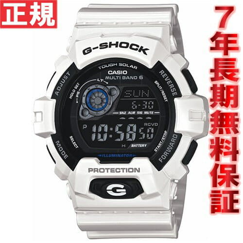 New]G-SHOCK electric wave solar radio time signal white white G