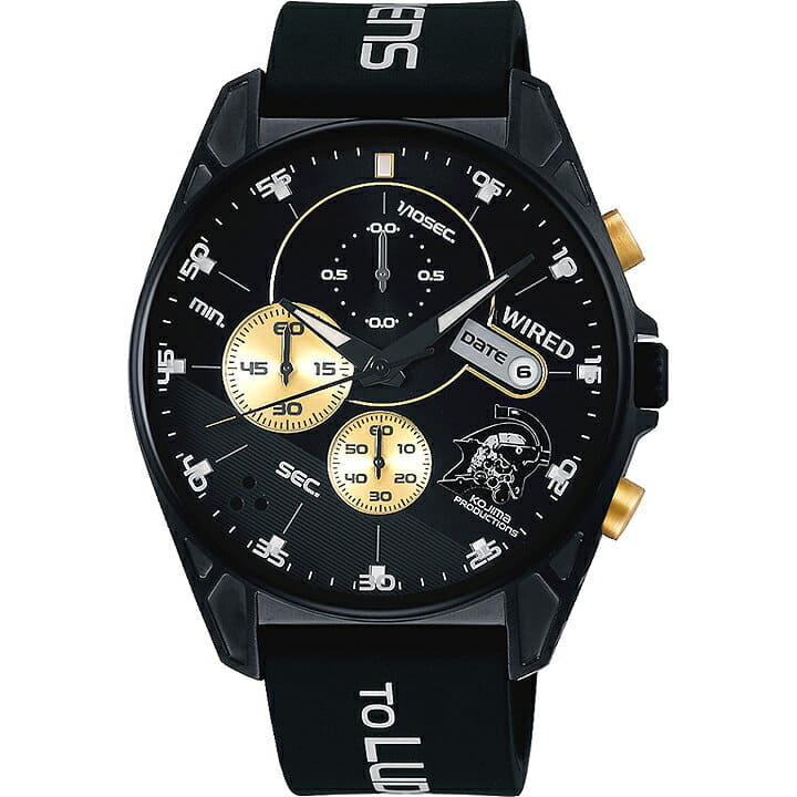 New SEIKO SEIKO WIRED wired Kojima production collaboration model limited model men watch silicon black black AGAT729 BE FORWARD Store