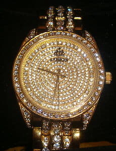Lobor 23k gold clearance plated quartz price