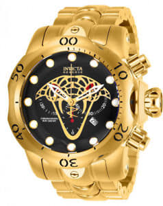 New Watch reservation Switzerland chronograph gold tone watch invicta 25439 reserve venom viper swiss chronograph date 537mm gold tone watch BE FORWARD Store