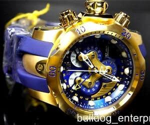 New Watch mens Invicta Switzerland movt master calendar watch 14465mens invicta reserve venom swiss movt master calendar gold blue watch 14465 BE FORWARD Store
