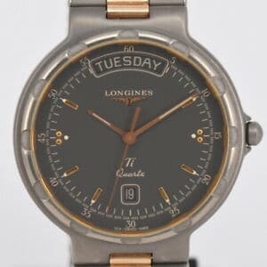 longines conquest titanium quartz