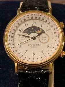 Carlton quartz watch store