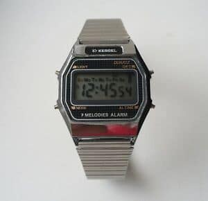 New]Kessel Chrono Melody 1980s Vintage Digital Watch - BE FORWARD Store