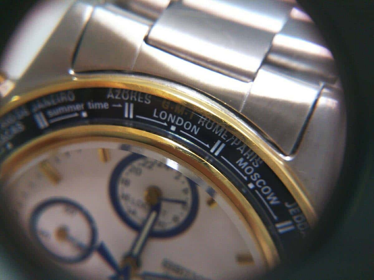 Used][SEIKO] The which there is SEIKO WorldTimer SPORTS 5T52-6A5J