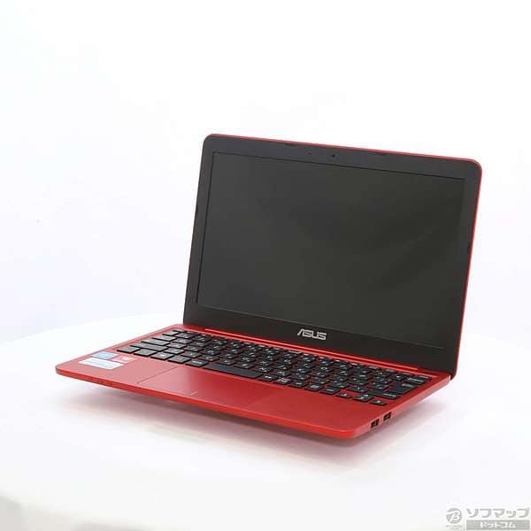 Used]ASUS EeeBook X205TA X205TA-RED10 red [Windows 10] - BE 