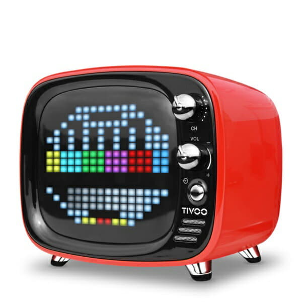 New]DIVOOM Tivoo Wireless Bluetooth Speaker RED DIV-TIVOO-RD - BE