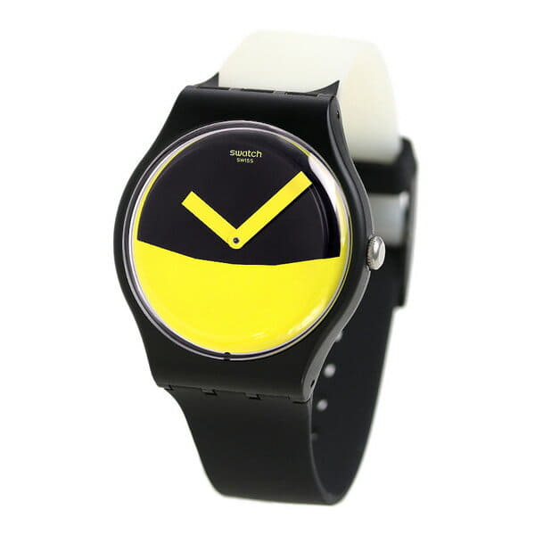 New]Swatch SWATCH bat men Lady's watch SUOB130 yellow X black - BE FORWARD  Store