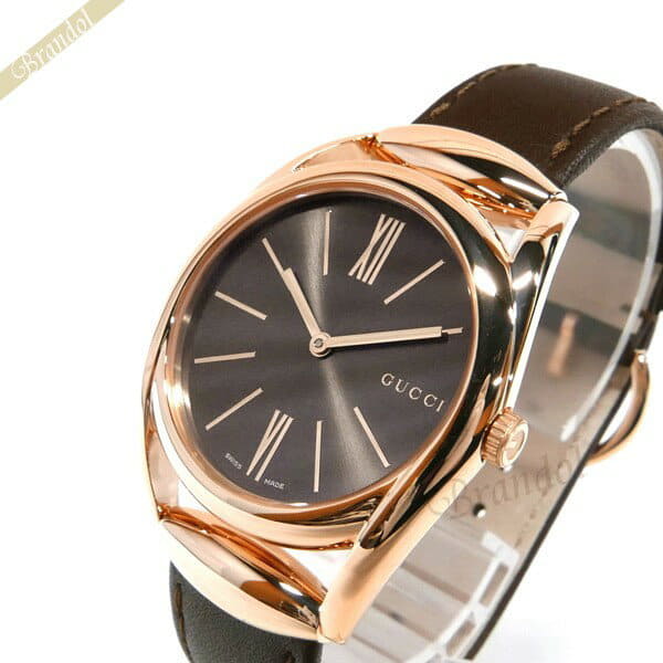 New] Gucci GUCCI Lady's watch hose bit Horsebit 35mm brown YA140408 | - BE  FORWARD Store