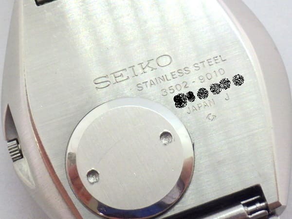 セイコー 腕時計 - 3502‐9010 シルバー Used]SEIKO 3502-9010 First Generation quartz watch OH silver 7187k