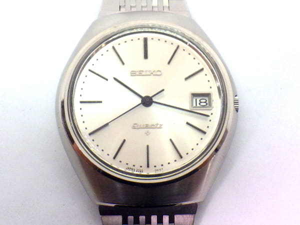 SEIKO 置時計 ブロンズ製 Used]SEIKO 3502-9010 First Generation quartz watch OH silver 7187k