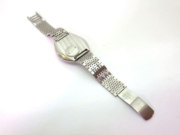 Used]SEIKO 3502-9010 First Generation quartz watch OH silver 7187k