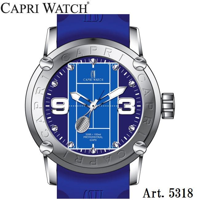 New]CAPRI Watch Tennis Blue Men's Watch 5318 - BE FORWARD Store