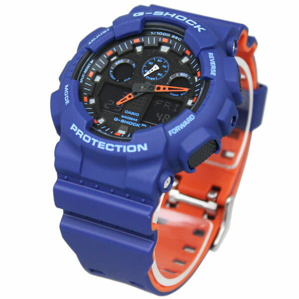Casio Ersatzband | Uhrarmband Resin Blau Für G-Shock GA-100L | Minott