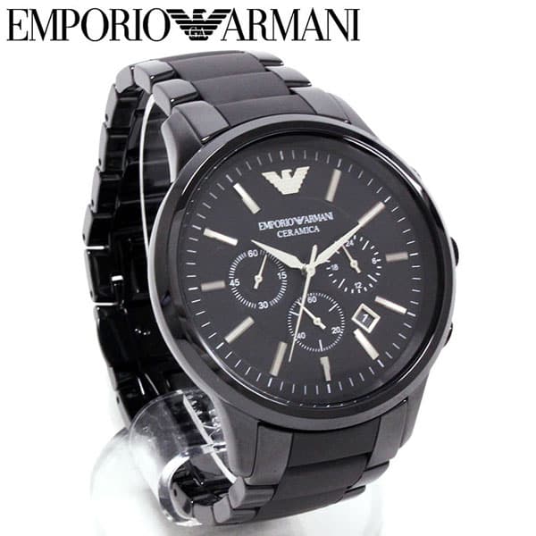 [New]Emporio Armani watch men EMPORIO ARMANI CERAMICA black clock ...