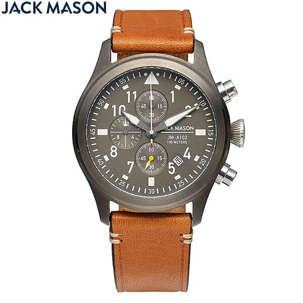 Jack mason aviator watch cheap 42mm