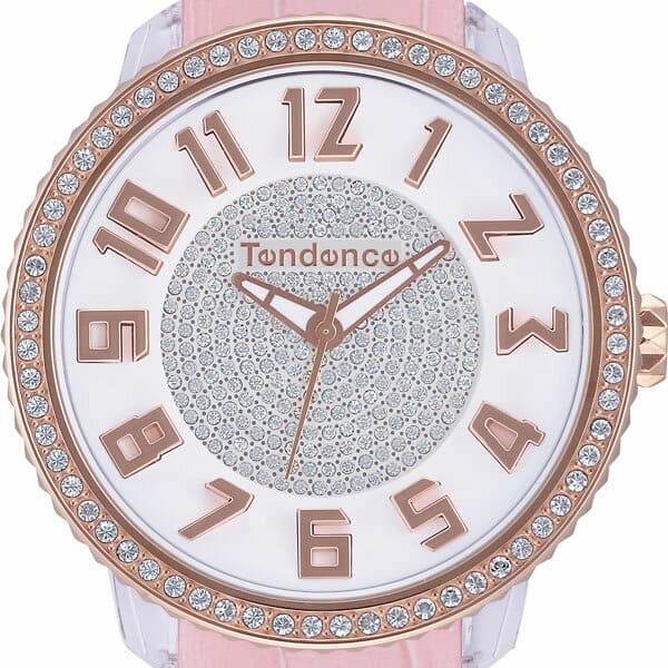 New]Tissot[TENDENCE] gram [Glam] TY430141 pink leather band Lady