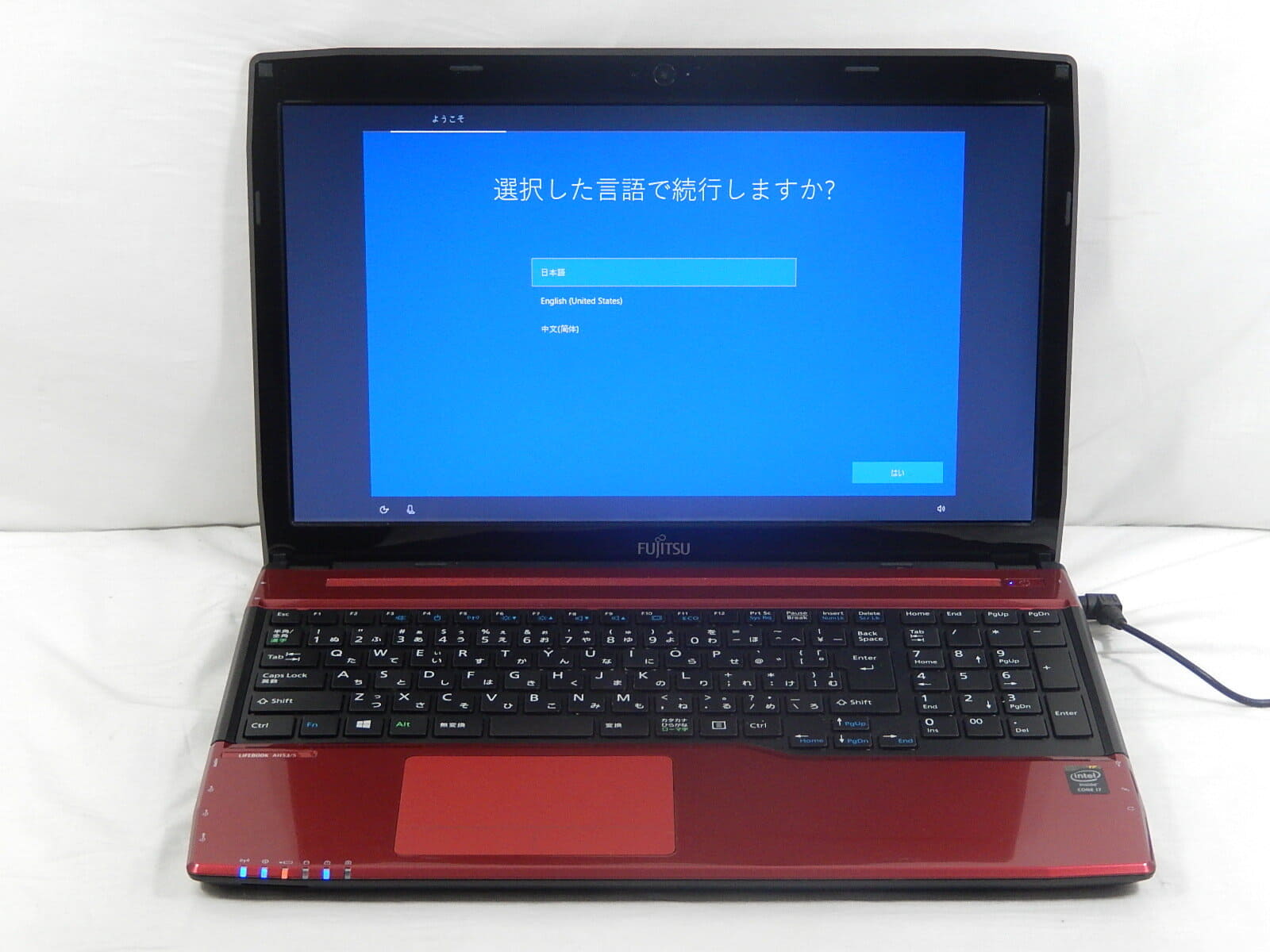 富士通AH53/X i7 SSD128GB 12GB Blu-ray Win11 8G Memory Fujitsu