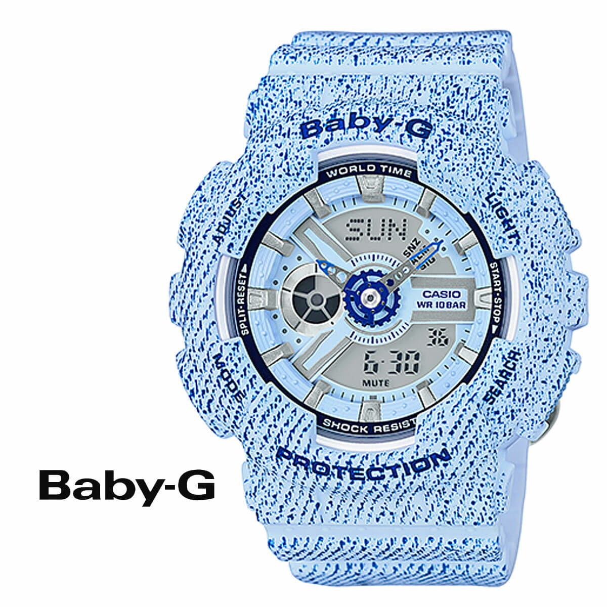 casio baby g denim