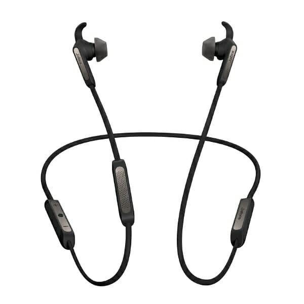 New JABRA jabura bluetooth earphone in ear type titanium black 100 98900000 40 remote control microphone adaptive wireless neckband Bluetooth ELITE45E BE FORWARD Store