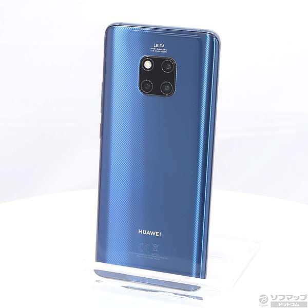 ②HUAWEI Mate20 Pro LYA-L29 ミッドナイトブルー Used]HUAWEI Mate 20 Pro 128GB midnight blue LYA-L29 SIM-free [291