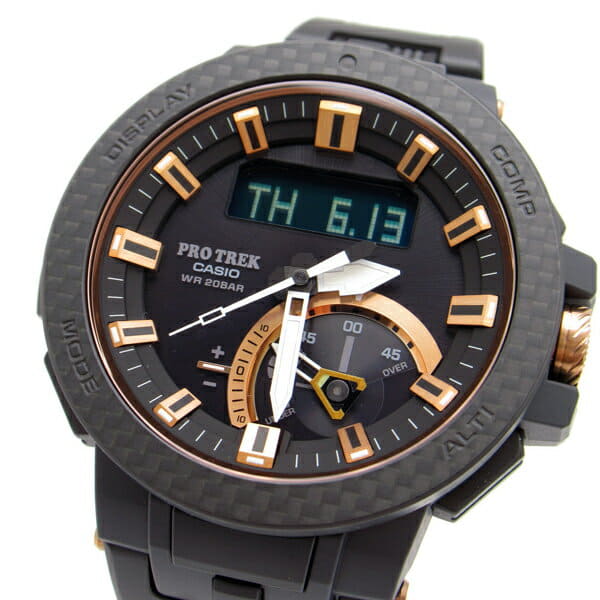 New]Men's watch seven years Casio proto LEC solar electric wave