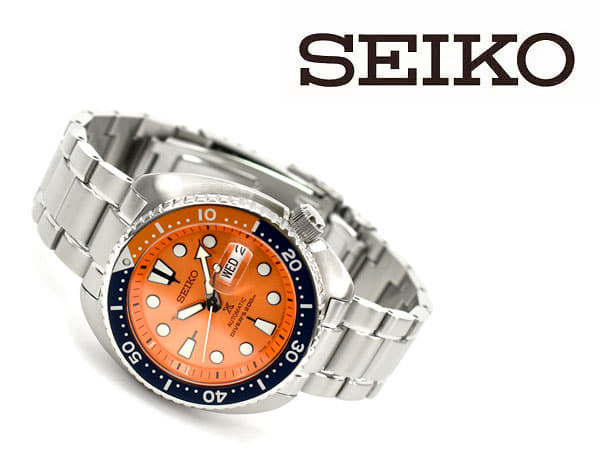 New][SEIKO PROSPEX] SEIKO online shop-limited model orange turtle diver  scuba mechanical self-winding watch men watch SBDY023 - BE FORWARD Store