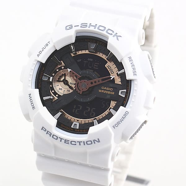 g shock ga 110rg white