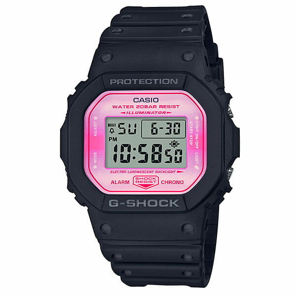 casio illuminator pink