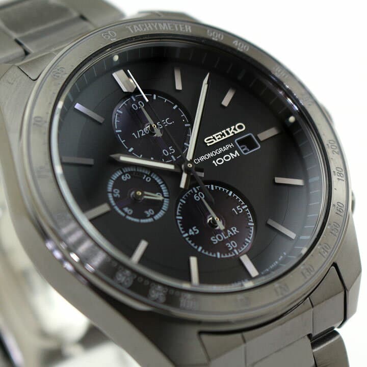 New SEIKO reimportation SSC721P1 men watch metal chronograph