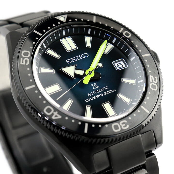 New]SEIKO PROSPEX diver scuba-limited model men watch machine type  self-winding watch blue navy black black SBDC085 - BE FORWARD Store
