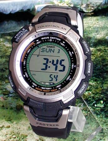 New] CASIO PROTREK PRO TREK men watch clock PRW-1300-1 electric wave tough  solar radio time signal outdoor - BE FORWARD Store