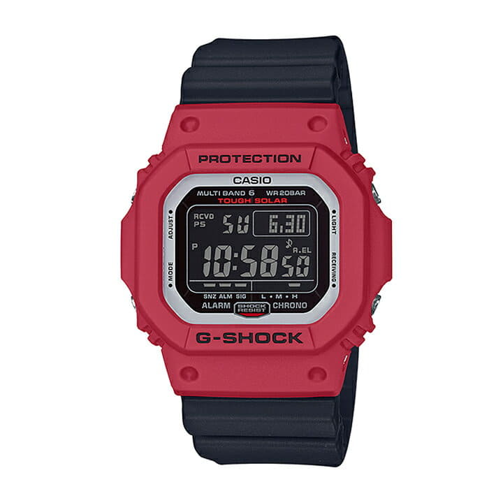 g shock tough solar red