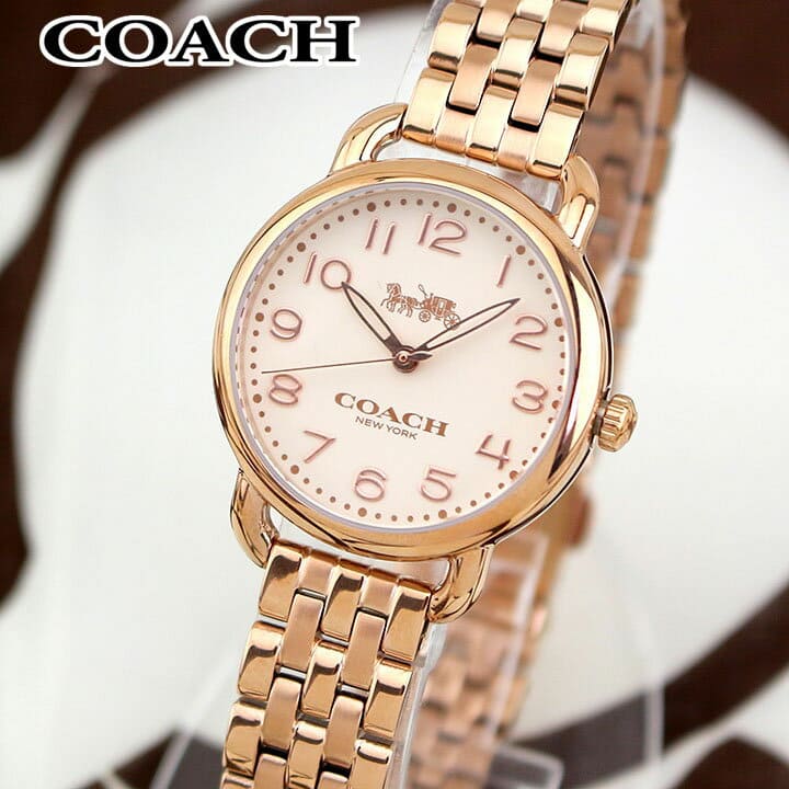 New] COACH coach DELANCEY deranshi 14502242 Lady's watch metal