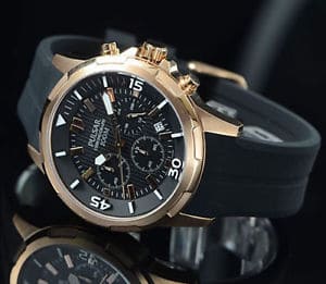 Pulsar rose clearance gold mens watch