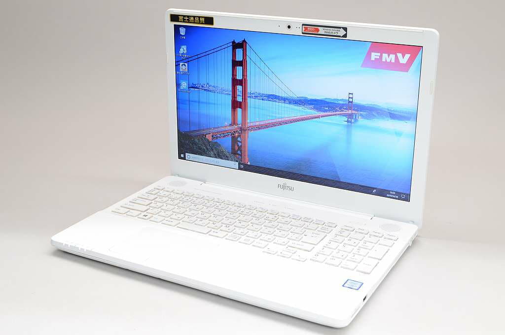 Used]Fujitsu LIFEBOOK AH AH50/A3 FMVA50A3WP premium white - BE