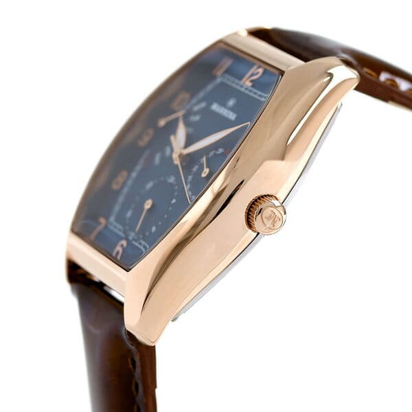 New]MNN003-02 navy X dark brown clock with man Nina MANNINA