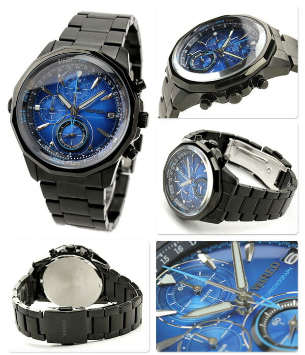 New]SEIKO wired SEIKO WIRED chronograph men watch AGAW421 the blue
