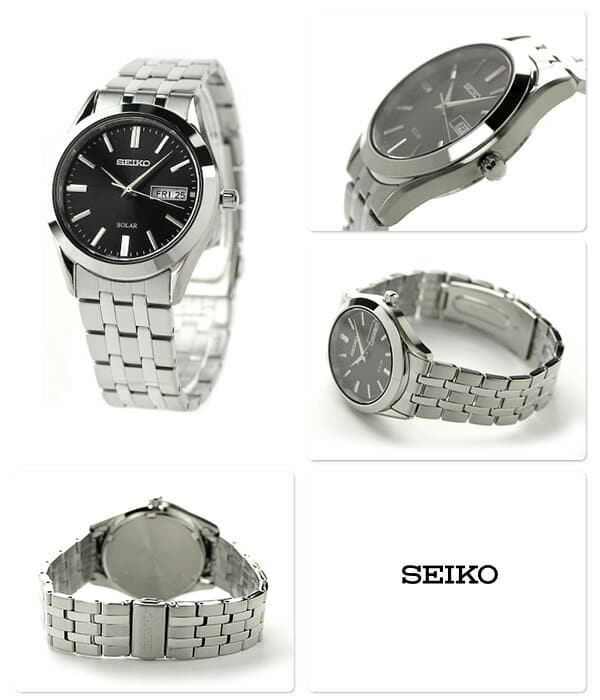 New Seiko Spirit Solar Men Sbpx0 Seiko Spirit Watch Black Clock Be Forward Store