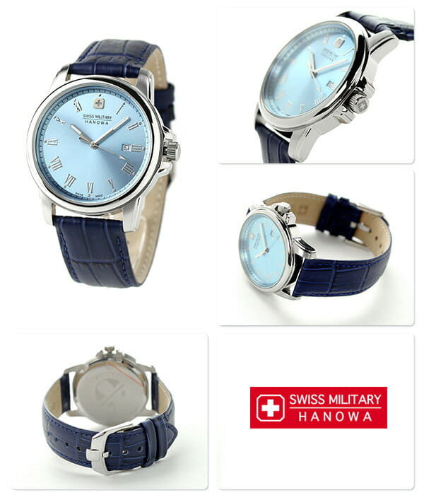 New]The Swiss military Roman men watch ML-409 SWISS MILITARY blue 