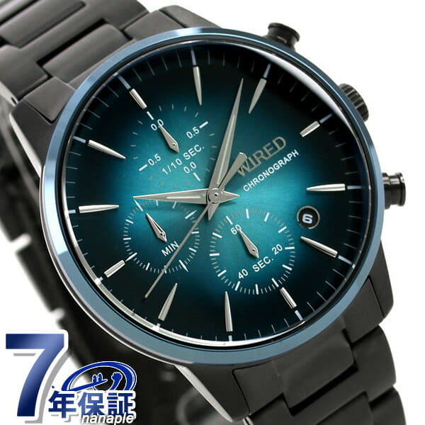 seiko green chronograph