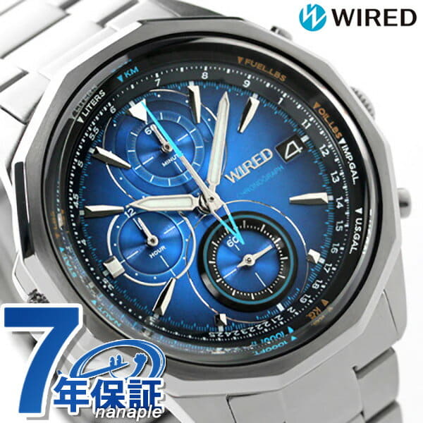 New SEIKO wired SEIKO WIRED chronograph men watch AGAW439 the blue