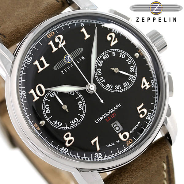 New]Zeppelin LZ127 Graf Zeppelin 42mm men's 8678-2 Zeppelin watch