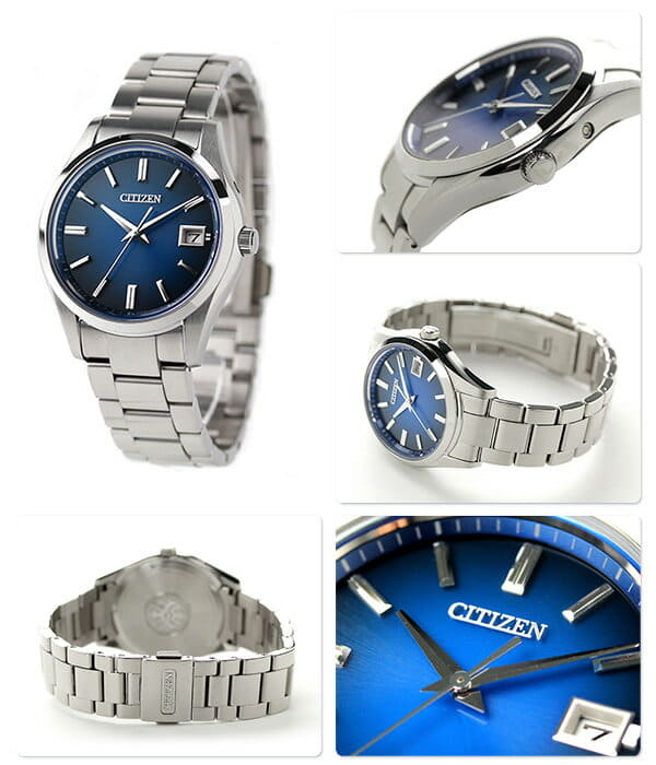 New] The CITIZEN three stitches date standard model solar AQ4000