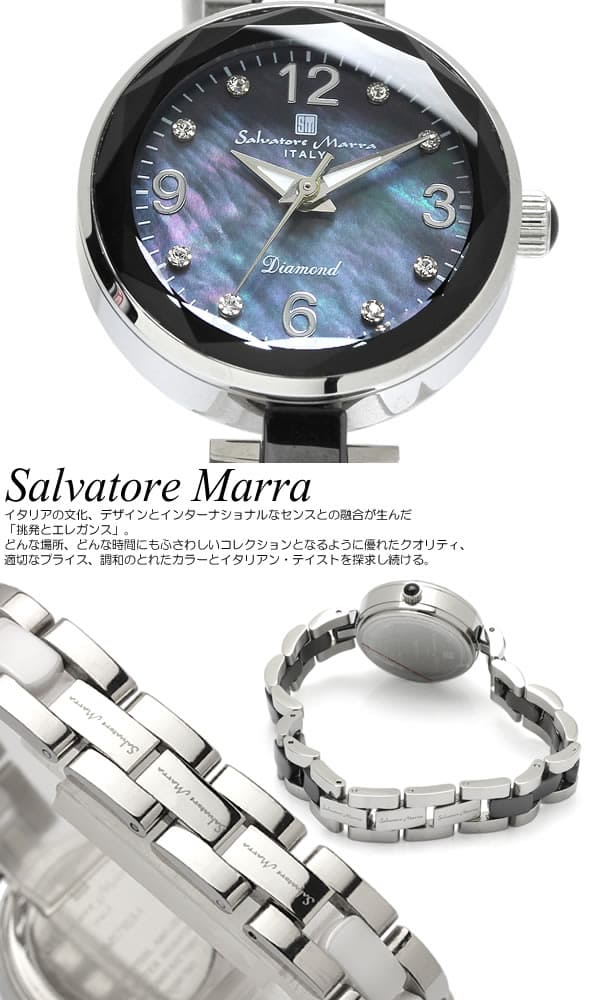 New]Salvatore Marra watch everyday life waterproofing Lady display picture 2