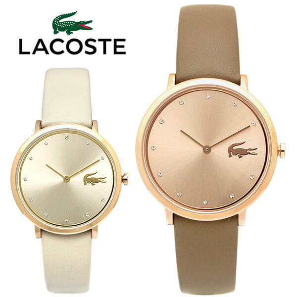New]LACOSTE Lacoste MOON watch Lady's quartz leather everyday life  waterproofing 2001030 2001039 - BE FORWARD Store