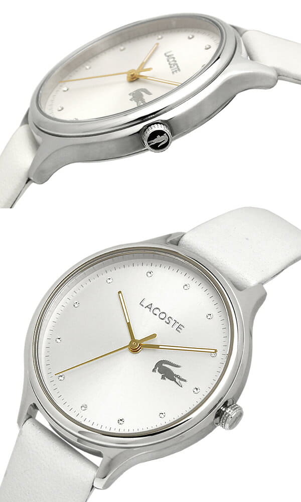 New]LACOSTE Lacoste Constance crystal watch Lady's quartz everyday 