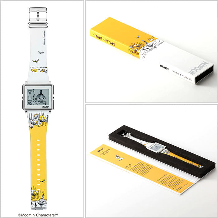 New]Epson watch EPSON clock slender Canbus Mumin character little