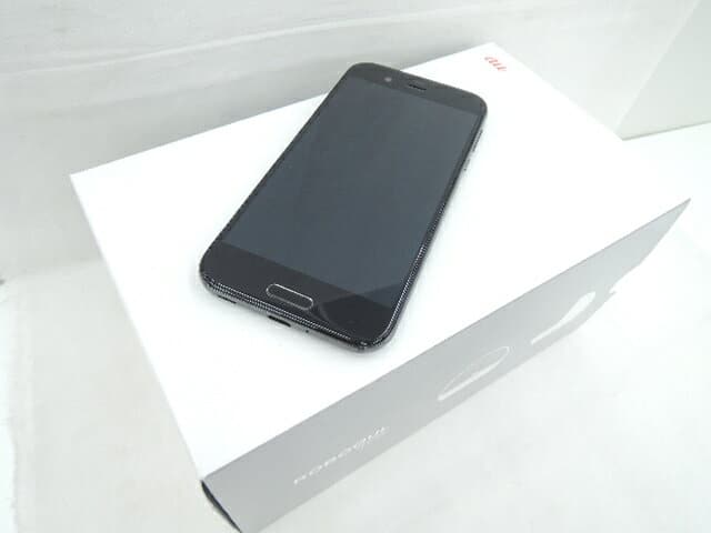 Used]au eyu AQUOS R SHV39 Mercury Black used goods - BE FORWARD Store